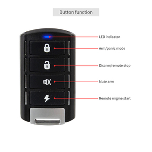 Easyguard alarma motocicleta remoto de sistema de arranque y parada sensor de choque con GPS tracker - Product Image 2