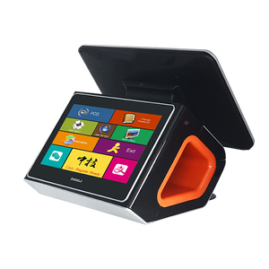 ZHONGJI Windows15.6 дюймов Pos система сенсорный двойной экран Pos все в одном Pos терминал машины - Product Image 3