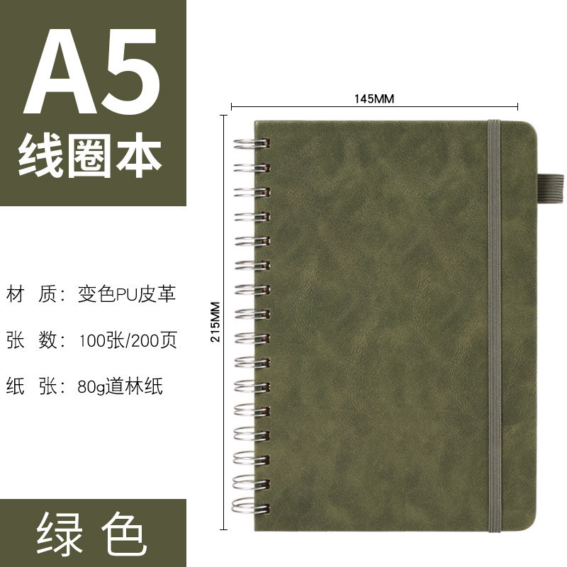 สายรัดขดลวด A5 Ben Shu สีเขียว