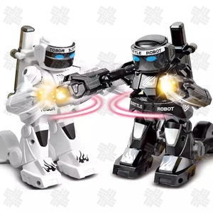 KW 2,4G RC Smart Sensing Battle Robot inteligente 2PCS Robot DE LUCHA interactivo con sonido/luz - Product Image 2