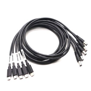 USB Type C Male <strong>Input</strong> to DC 5521 5525 4817 Male Power Charging Cable for Router Small Fan Type C <strong>Device</strong> Voltage Booster Cable - Product Image 3