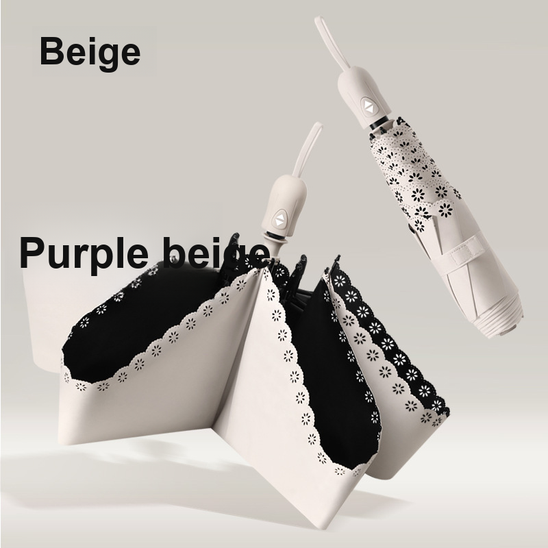 Garniture florale régulière beige Wutong