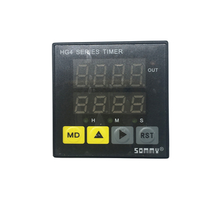 Sommv HG4-RB40 220V 48*48รีเลย์แสดงเวลาหลอดดิจิตอลพลาสติกเอาต์พุตสัญญาณเตือนทางเดียวสองแถวสี่หลักความสว่างสูง - Product Image 2