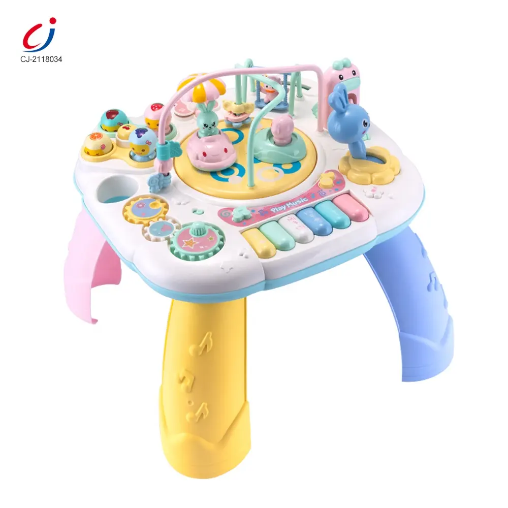 Chengji vendas quentes cedo educacional jogo função tabela conjunto parque de diversões musical bebê atividade tabela com luz