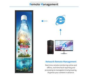 Ultra Wide Stretched Bar LCD-Werbe display für Shopping Mall Commercial Ads Player LCD Ultra-Display mit gestreckter Leiste - Product Image 6