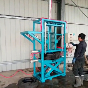 Automatic Hydraulic Truck Wheel <strong>Tyre</strong> Tripling <strong>Machine</strong> Including Motor Engine for Rubber Processing Machinery Manufacturing Plant - Product Image 2