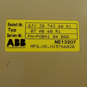 プログラミングコントローラPlcバイナリ出力モジュール07 AB 60 R1部品なしGJV 30 743 60 R1 GEB PLC新品オリジナル - Product Image 2