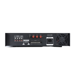 250W שחור 6 ערוצים פלט בקרה עצמאית תצוגת מסך דיגיטלי מגבר מתח עם רדיו Fm