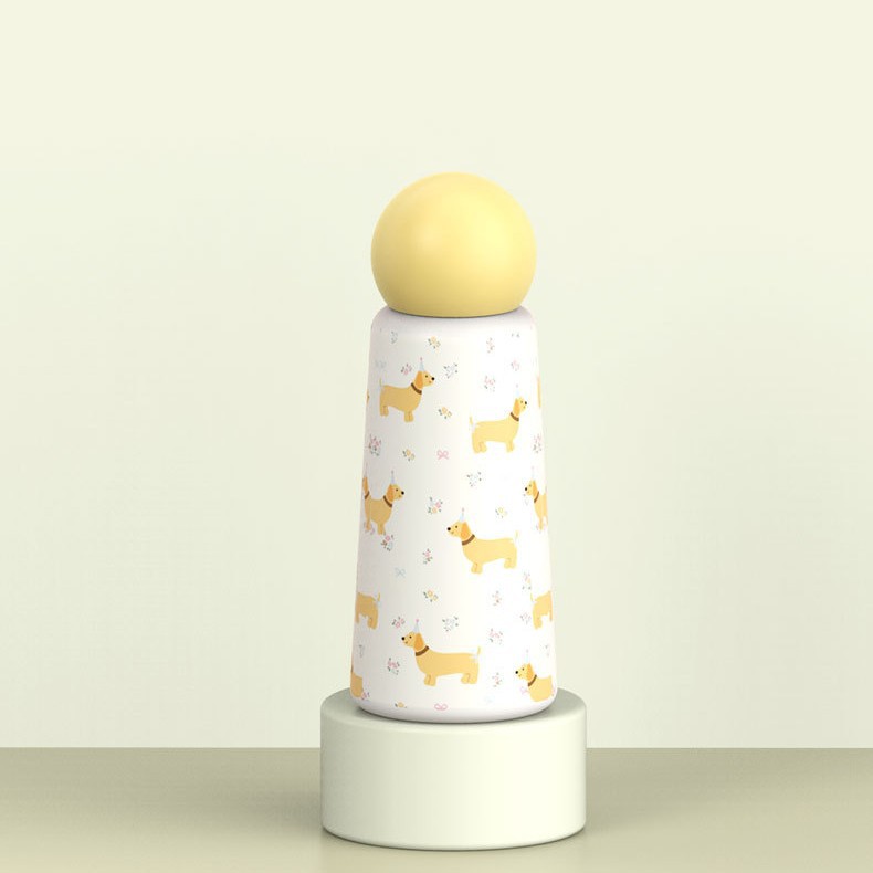 Earth cover cup-yellow puppy