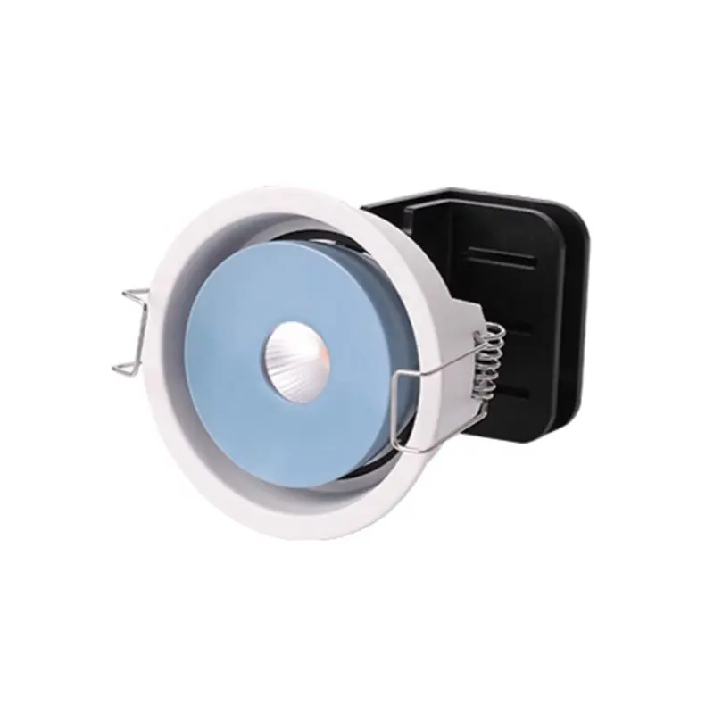 Mode Licht Verzonken 3*10W Hotel Residentiële Downlight Led Enkele Kop Cob Led Downlight In Goud