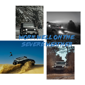 Kamyon Offroad araba motosiklet için kare çalışma ışığı ile 7 inç far dönüş sinyali koşu işık araba aksesuarları Led ışıkları - Product Image 6