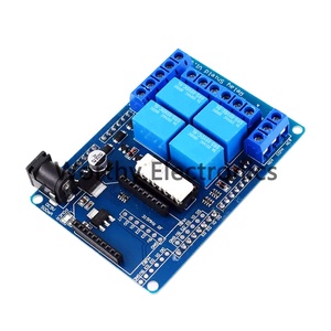 La scheda di estensione del modulo relè a 4 canali 5V di alta qualità supporta il modulo elettronico V1.3 con schermo relè 3A a quattro vie