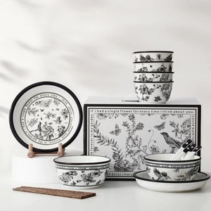 <strong>Flatware</strong> Dinnerware Set for <strong>Two</strong> People Dinnerware Set Porcelain Dinner for Restaurant/Wedding/Housewarming - Product Image 3