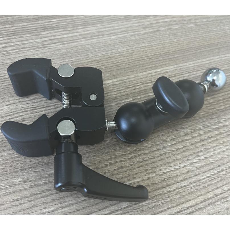 Small crab claw silicone sleeve peanut ball head