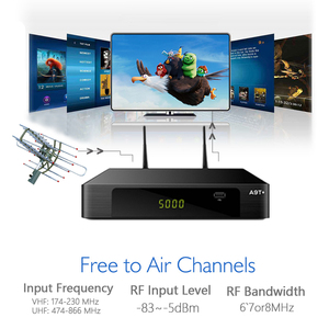 Fta kỹ thuật số mặt đất Receiver Set-Top Box cho Ghana DVB T2 tdt Receiver với 1080P WIFI TV Box modulator firmware nâng cấp - Product Image 2