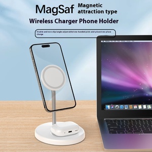 Fabrikanın yeni 2-in-1 kablosuz şarj cihazı Apple telefonları 2-in-1 uyumluluk için hızlı manyetik şarj - Product Image 4