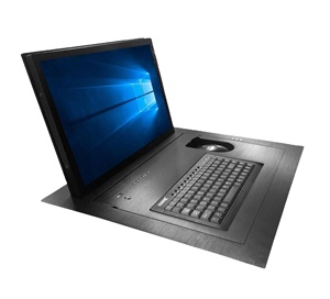 Desk Built-in Monitor Lift Table Motorized Flip-up <strong>LCD</strong> Monitor Lift <strong>Computer</strong> <strong>LCD</strong> Lifitng Mechanism Tlte Monitor <strong>Display</strong> - Product Image 1