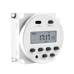 CN101A 220VAC digitale LCD Timer programmabile interruttore 16A potenza settimana Mini Timer tempo conto alla rovescia immagini e sensori per fotocamera - Product Image 1