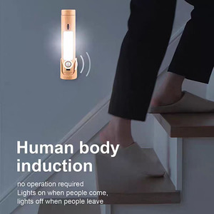 Portable USB Rechargeable LED <strong>Sensor</strong> <strong>Light</strong> Automatic <strong>Motion</strong> <strong>Detection</strong> for Home Use in Closet Kitchen Hallway Enhances Safety - Product Image 4