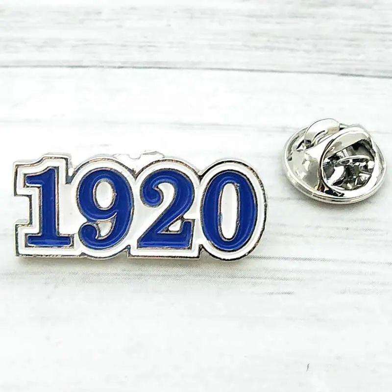 Greek Sorority Fraternity Lady Sisterhood brooch 100years pin Women girl Zeta Phi Beta 1920 lapel pin brooch Jewelry