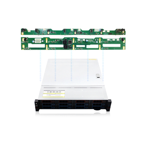 2U 12 defne raf sunucu kasası 3.5 ''Hotswap 8*12G SAS/SATA + 4 * PCIe 4.0 NVMe U.2, vidasız tuş kilidi kapağı, özelleştirilebilir - Product Image 1