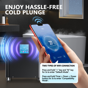 US. Local Warehouse Electric Water <strong>Chiller</strong> Wifi Remote Timer Water Ice <strong>Chiller</strong> Mini Pump Filter Ice Bath Cold Plunge <strong>Chiller</strong> - Product Image 4