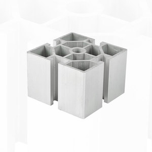 高品质perfil de aluminio 6063阳极氧化铝框架型材工厂价格定制铝挤压型材 - Product Image 2