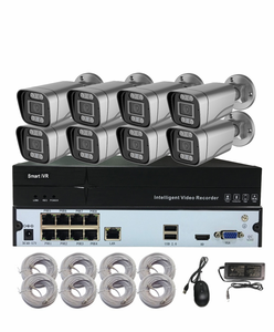 FSAN 8channel 4K 8MP <strong>IP</strong> Cameras Set Two Way Audio Intelligent Bullet Network Camera CCTV <strong>System</strong> Waterproof AI POE NVR Kit CMOS - Product Image 1