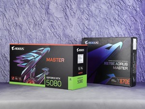 GIGABYTE AORUS GeForce RTX 5080 für MASTER 16G Neue PCIe Desktop-Gaming-Video-GPU mit DDR-Speichers chnitt stelle und 256-Bit-Fan-Coole - Product Image 2