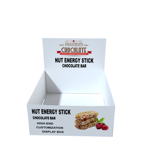 Phân Hủy Sinh Học Năng Lượng Thanh Các Tông Hiển Thị Truy Cập Hộp Sô Cô La Protein Thanh Snack Bao Bì Hộp Cho Lát Ngũ Cốc Cookie - Product Image 2