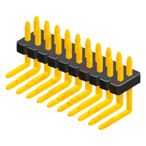 Good quality 1.27mm pitch dual row Pin <strong>Header</strong> connector for Right Angle type - Product Image 1