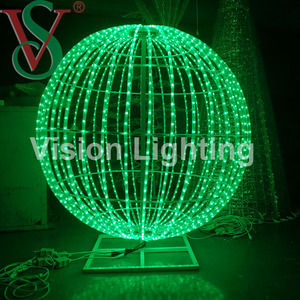 Uso esterno programmabile LED 3D natale DMX programma di decorazione palla pixel RGB motivo luce - Product Image 3
