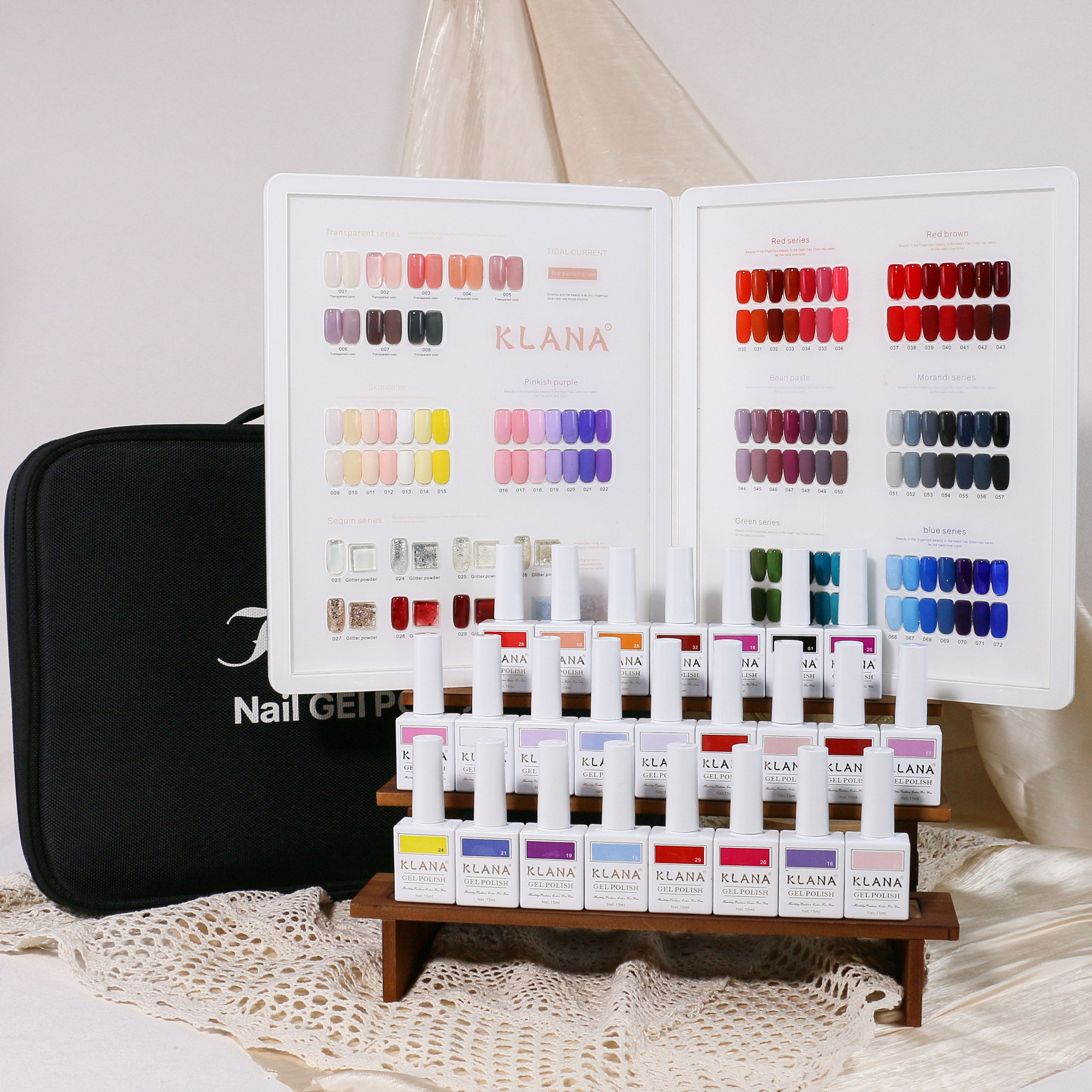 Set de gel UV de 72 colores