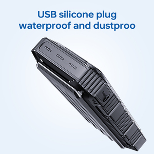 Powerbank solar de alta capacidad con cables, impermeable, a prueba de golpes, deportes al aire libre, 20000mAh, 6 salidas de dispositivos - Product Image 3