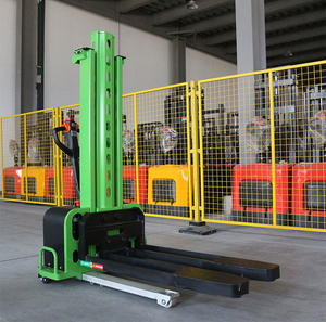 JG fabbrica 1500mm 1600mm Auto caricante Stacker Semi elettrico Pallet Stackerfor carico scarico carico carico