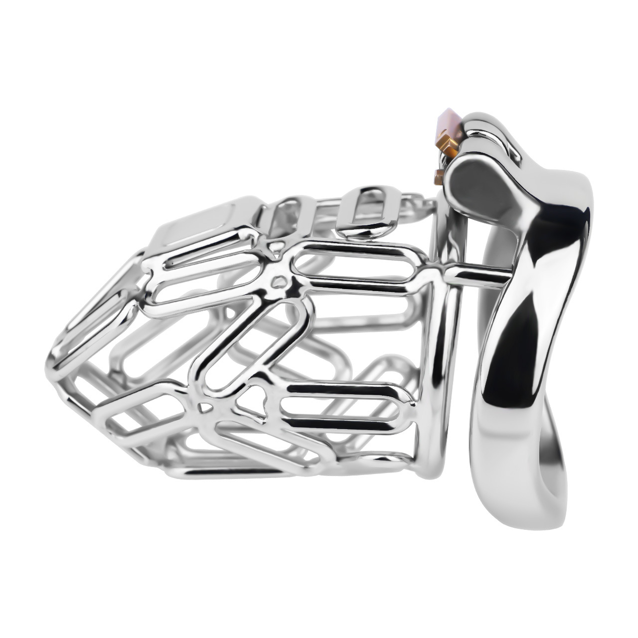 FRRK-318A L size curved ring silver cage