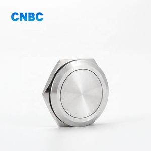 30mm çap kısa typeon kapalı 1NO anlık olmayan işıklı metal basmalı anahtar 2pins ile - Product Image 2