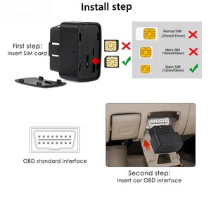 Mini <strong>GPS</strong> Plug and Play OBD2 Real Time Tracking OBD <strong>GPS</strong> for Car Truck Fleet Management - Product Image 5