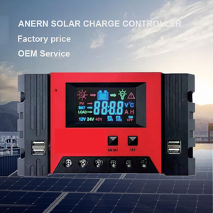 Anern off grid 240v 60a regolatore di carica solare caricatore controller solare pwm