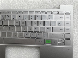 HP Envy 13-BA 13T-BA L98414-031英国英語キーボードPalmrestステッカー付き