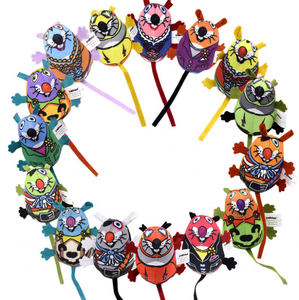 Hellomoon-juguete de gato de peluche Multicolor, ratones estimulantes, hierba gatera con sonido - Product Image 2