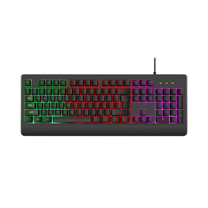 Personalized 104-Key Membrane <strong>Keyboard</strong> with 5 Colors Light USB Interface Black Wired <strong>Keyboard</strong> - Product Image 6