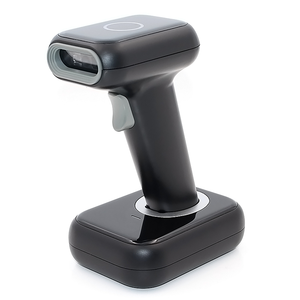 Magazzino ad alta velocità mini wireless 2.4g USB RS232 codice QR pdf417 1D 2D supermercato scanner di codici a barre portatile android con display - Product Image 1