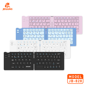 Teclado plegable Jeqang con diseño de 2 pliegues tipo C, batería de larga duración para tabletas y portátiles, nuevo producto - Product Image 5