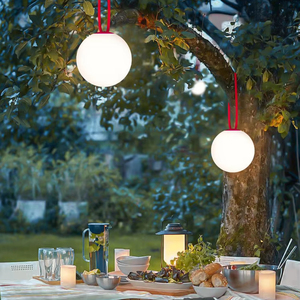 Small Size Modern <strong>LED</strong> Outdoor Floor Lamp Remote Control Waterproof Ball <strong>Design</strong> for Landscape Decoration Shopping Malls Parks - Product Image 1