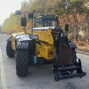 Dört tekerlekli direksiyon Epa dizel motor teleskopik işleyici 3Ton 4 Ton Telehandler teleskopik yükleyici 4Wd ön yükleyici - Product Image 3