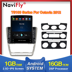 NaviFly 2.5D IPS Screen DSP Processor Quad-core 1+16G TS 100 Series Android 9.0 for Skoda Octavia 2012 Stereo Radio - Product Image 2