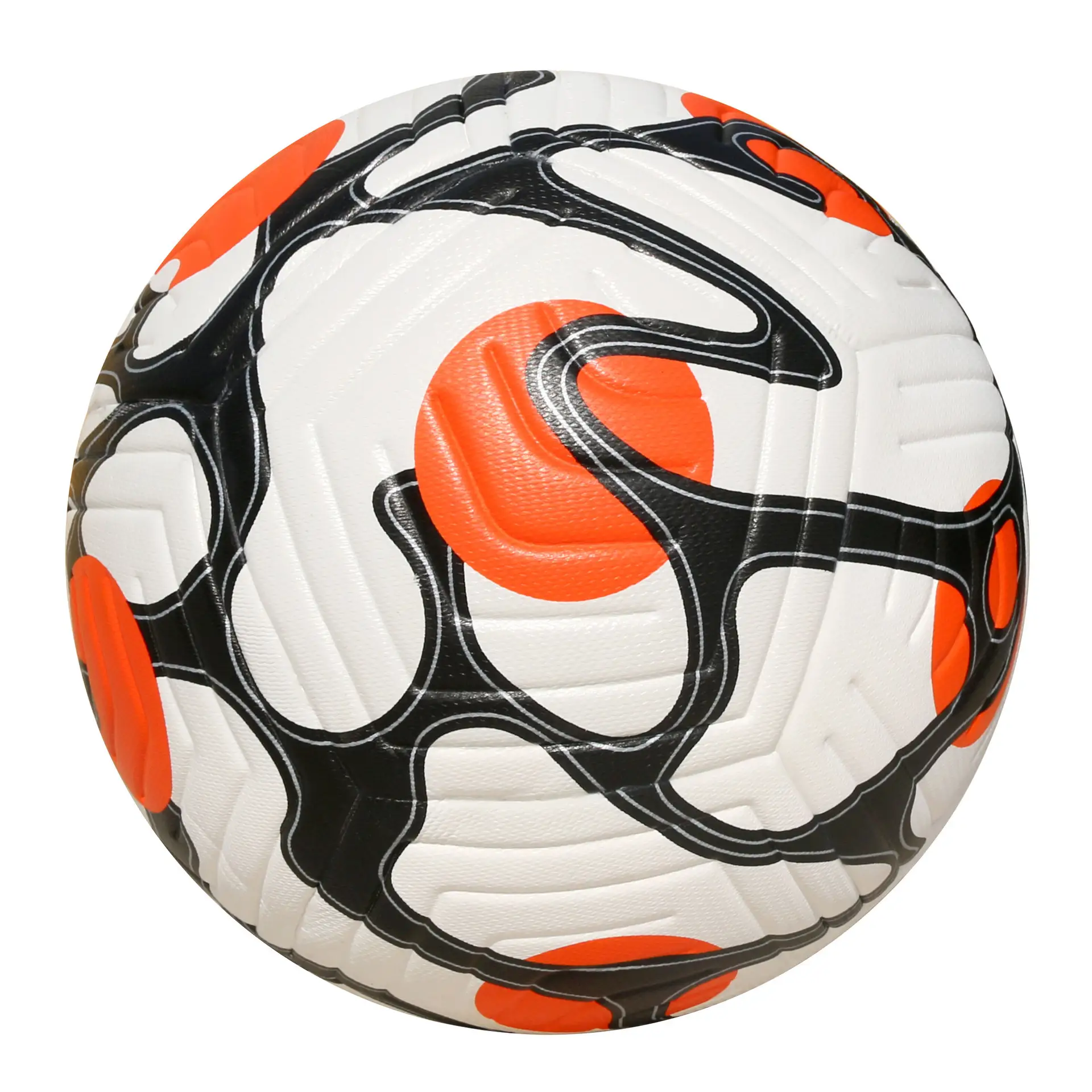 Pallone da calcio personalizzato in pelle Pu ufficiale da allenamento termo termosaldato taglia 5