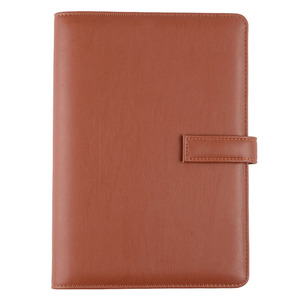 Agenda magnética de cuero personalizada tamaño A5 carpeta de anillas de hojas sueltas organizador diario de viaje planificador cuaderno con lazo de bolígrafo - Product Image 1