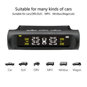TPMS-sistema de alarma con sensores integrados, Monitor de probador de presión de neumáticos de coche - Product Image 2